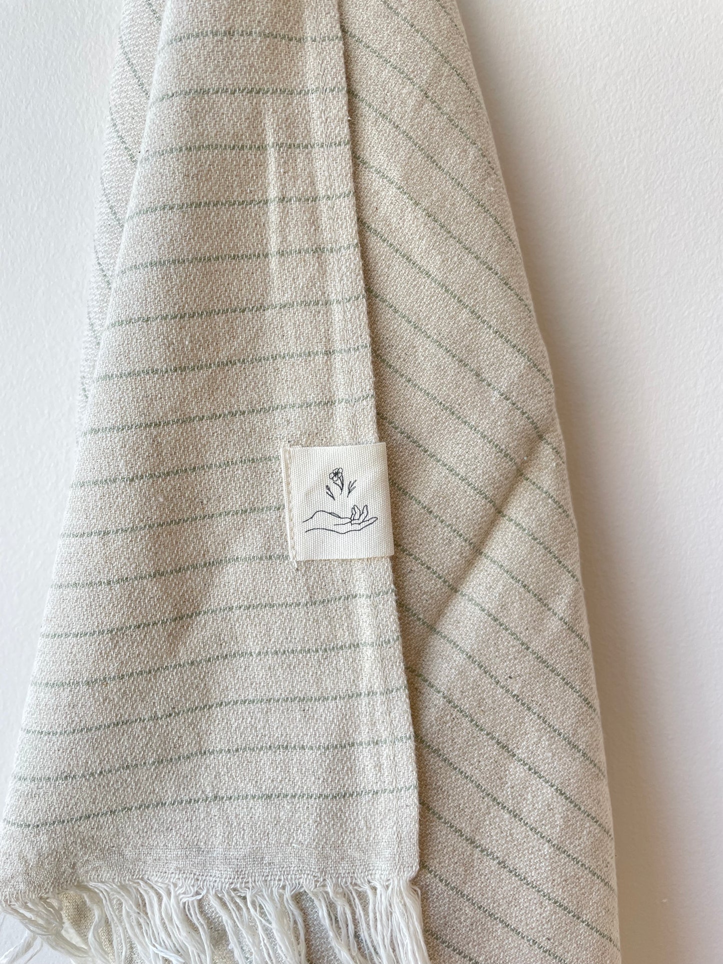 Linen & Cotton Turkish Hand Towel - Nisan