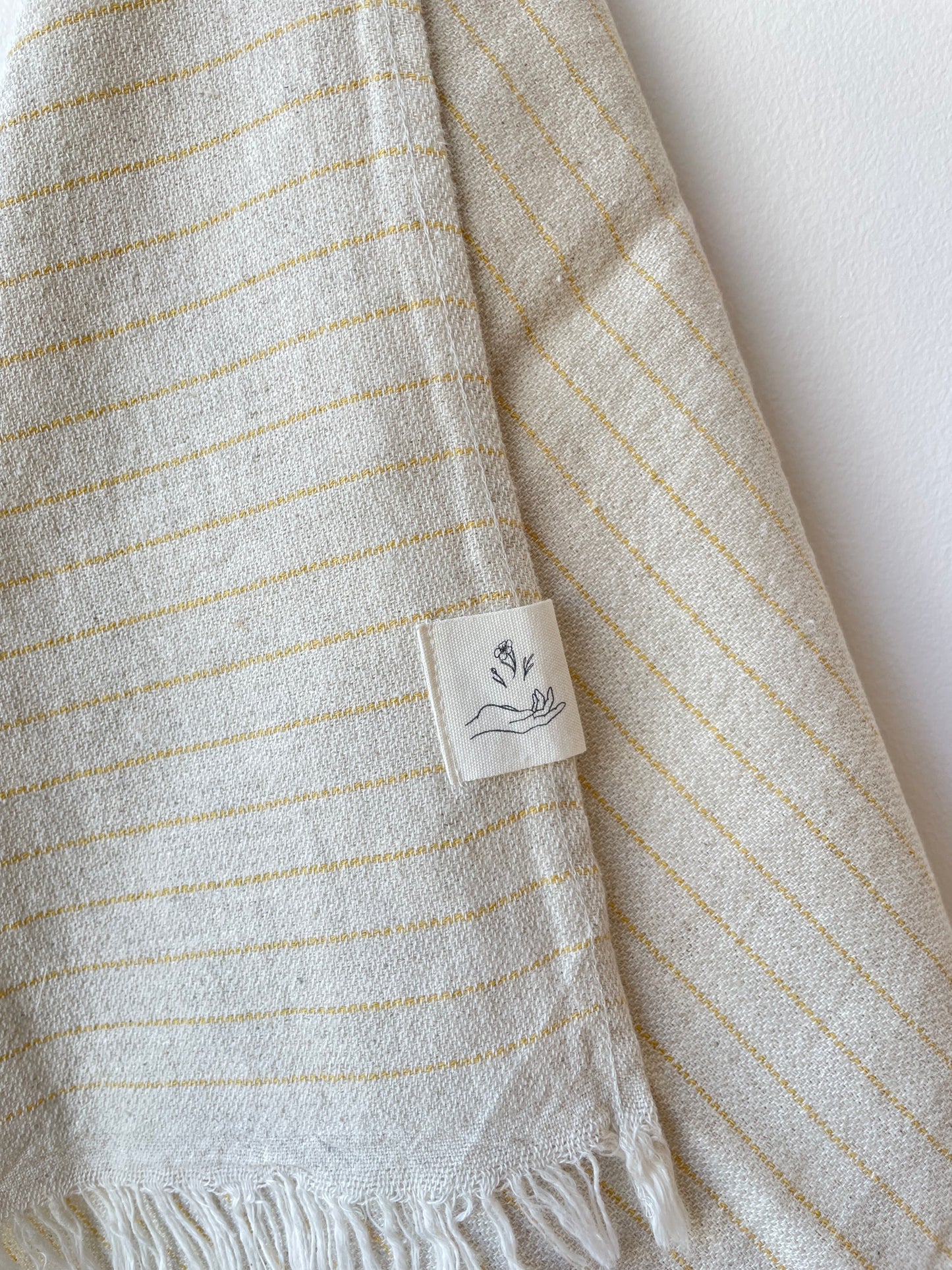 Linen & Cotton Turkish Hand Towel - Nisan