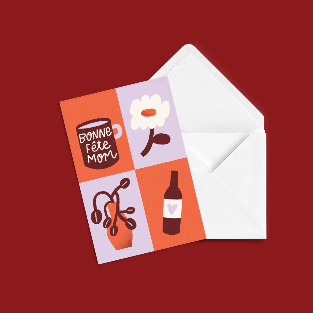 Carte de souhait « Bonne fête Mom ! »