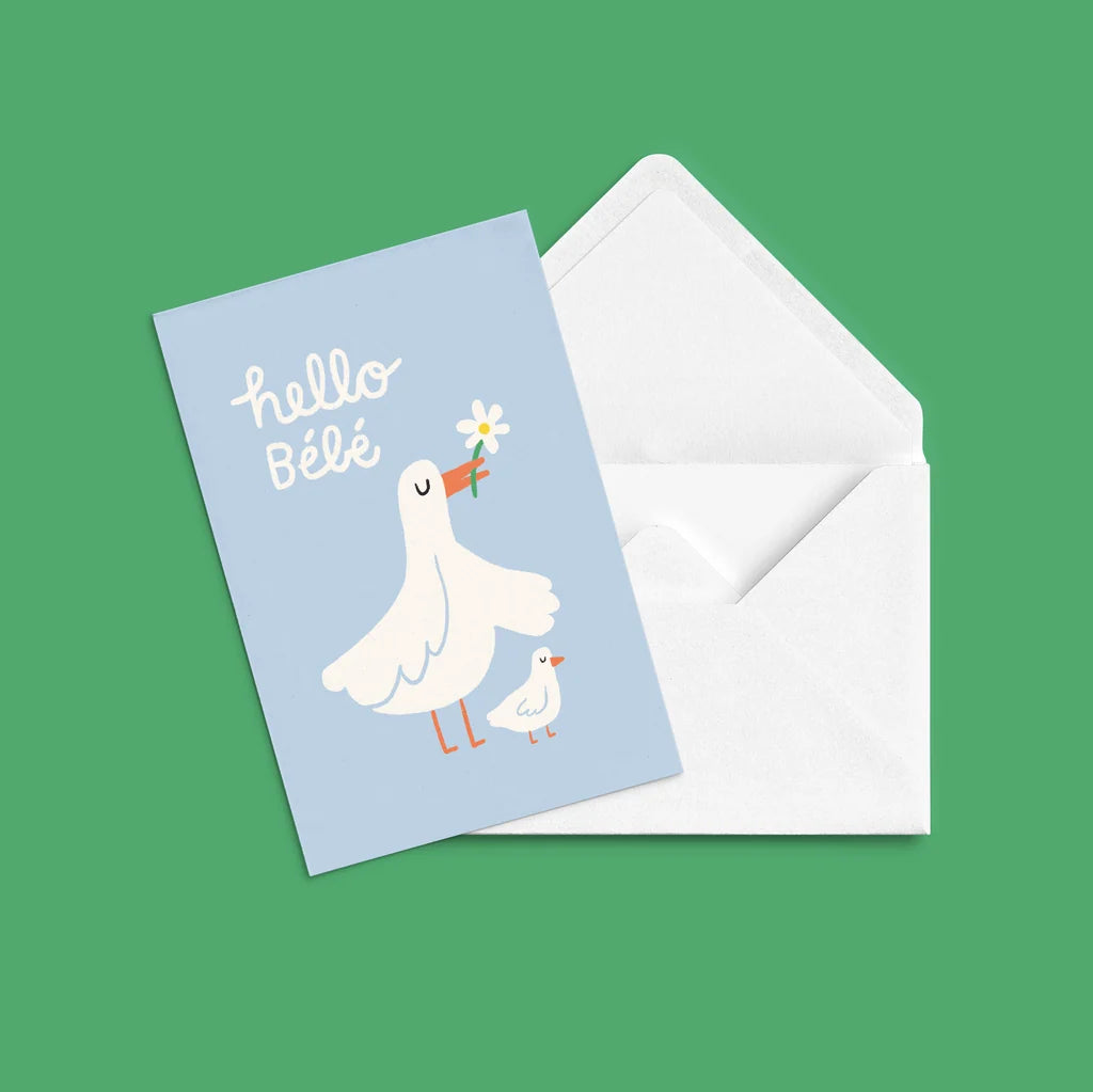 Greeting Card - Hello Bébé