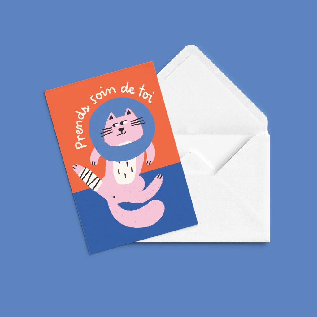 Greeting Card - Prends soin de toi
