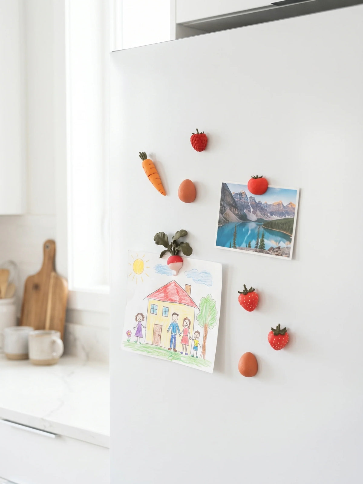 Quebec Strawberry Magnets — Set of 5