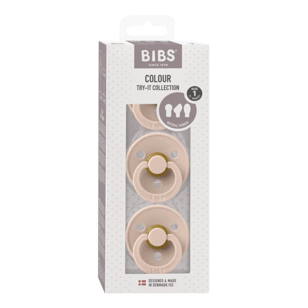 BIBS Try-It Collection Blush 3 Pack