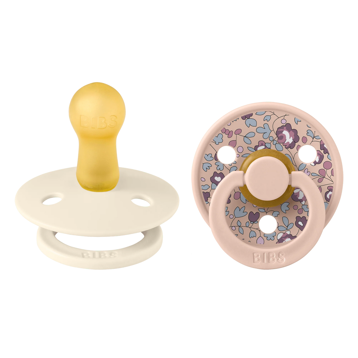 BIBS x Liberty Pacifier Original COLOUR Latex 2 PK Eloise Blush Mix