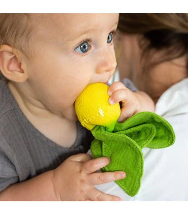 Oli & Carol Mini Doudou Teether - John Lemon