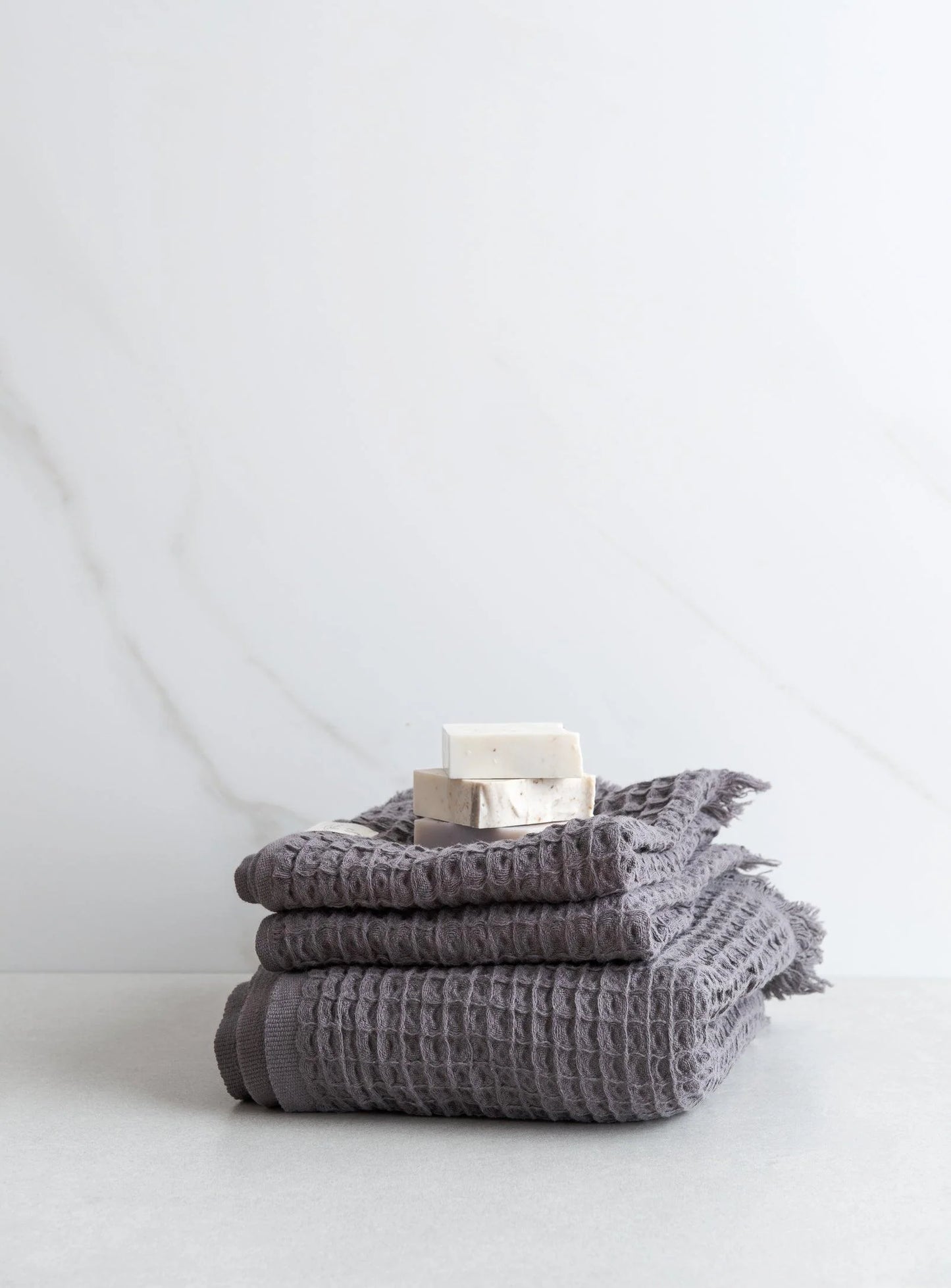 WS - Turkish towel - Waffle - Charcoal Grey