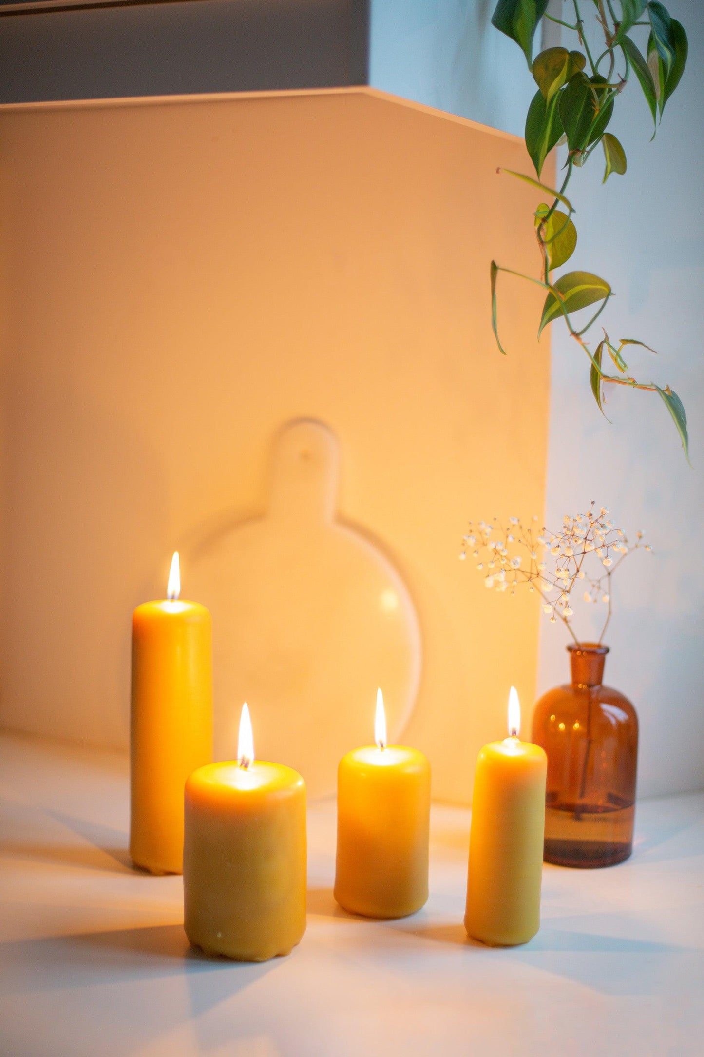 Beeswax Candle - L - Confetti Mill