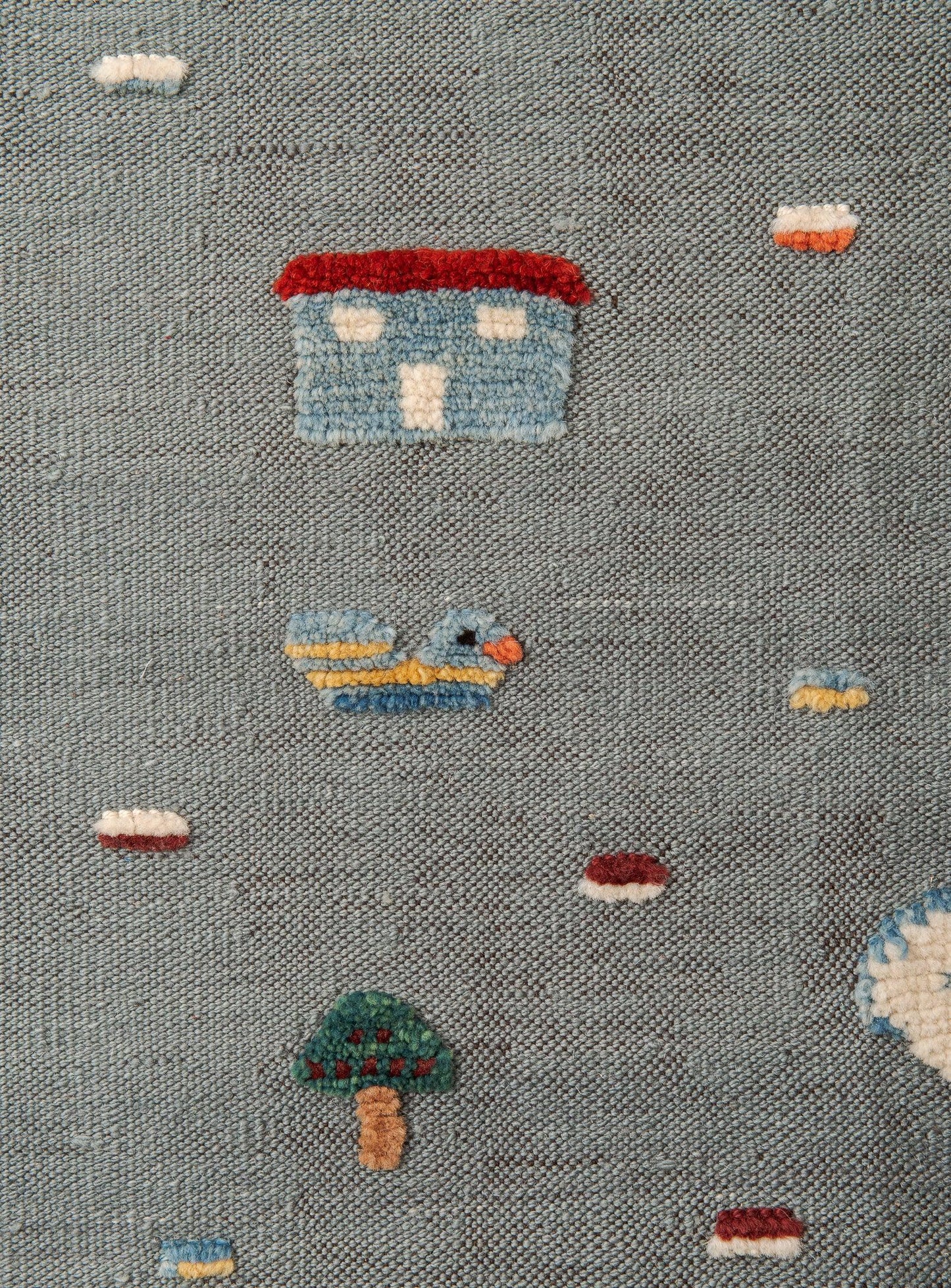 Kids' Rug - Blue Ducks - Confetti Mill