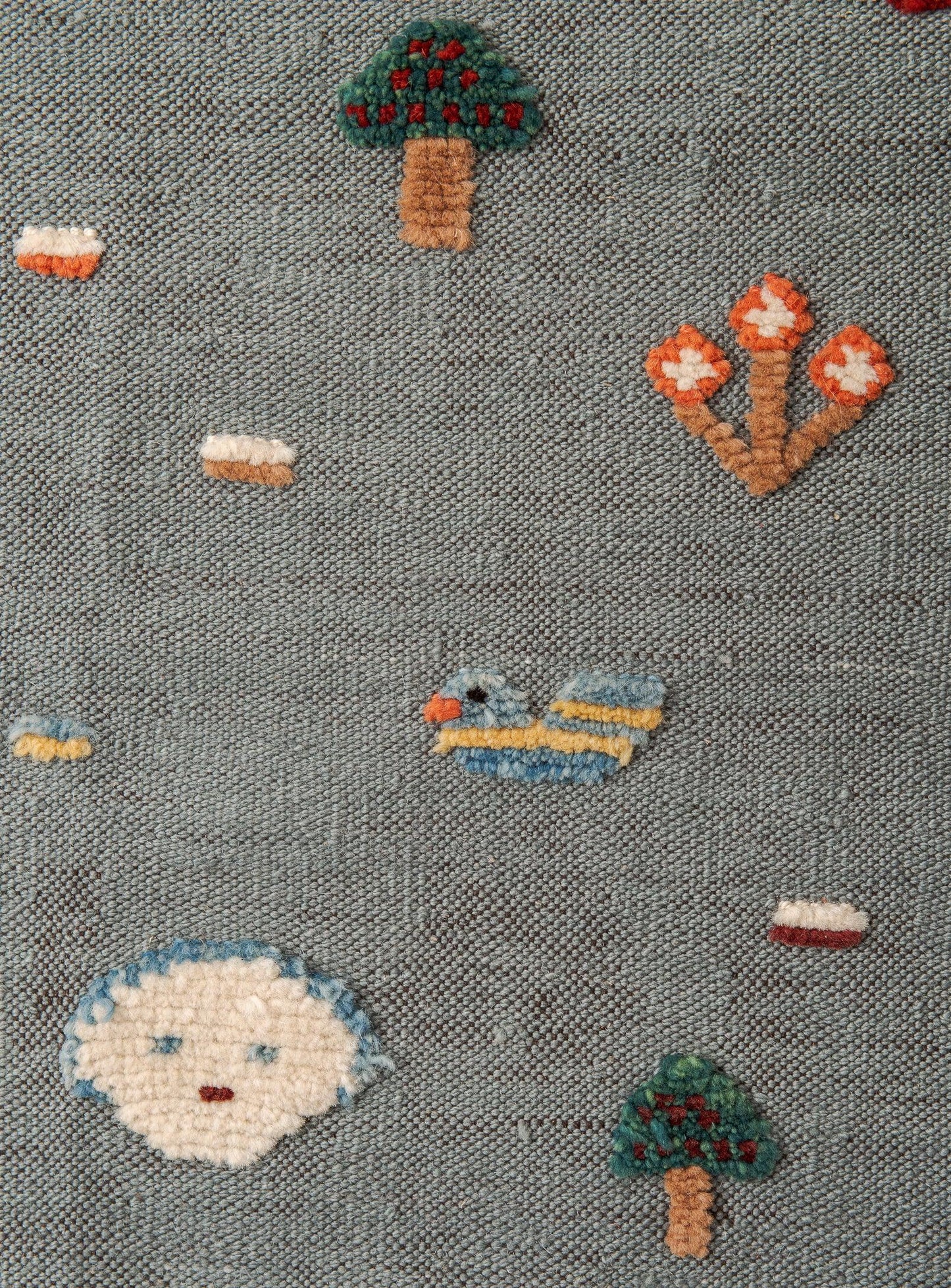 Kids' Rug - Blue Ducks - Confetti Mill