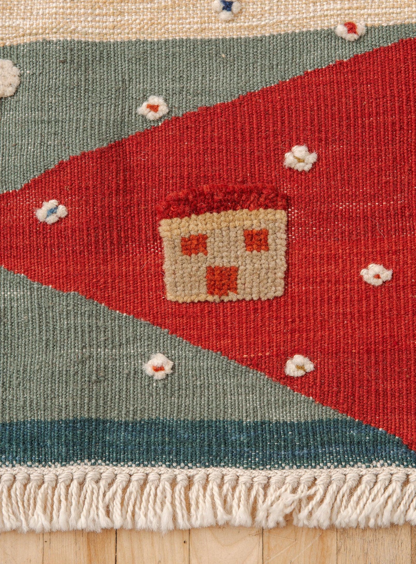 Kids' Rug - Love my overalls - Confetti Mill