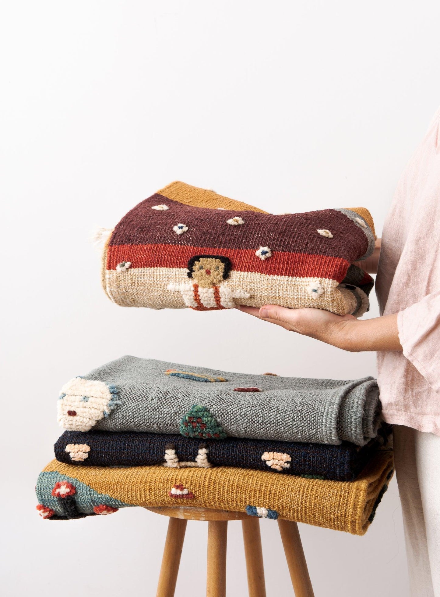 Kids' Rug - Love my overalls - Confetti Mill