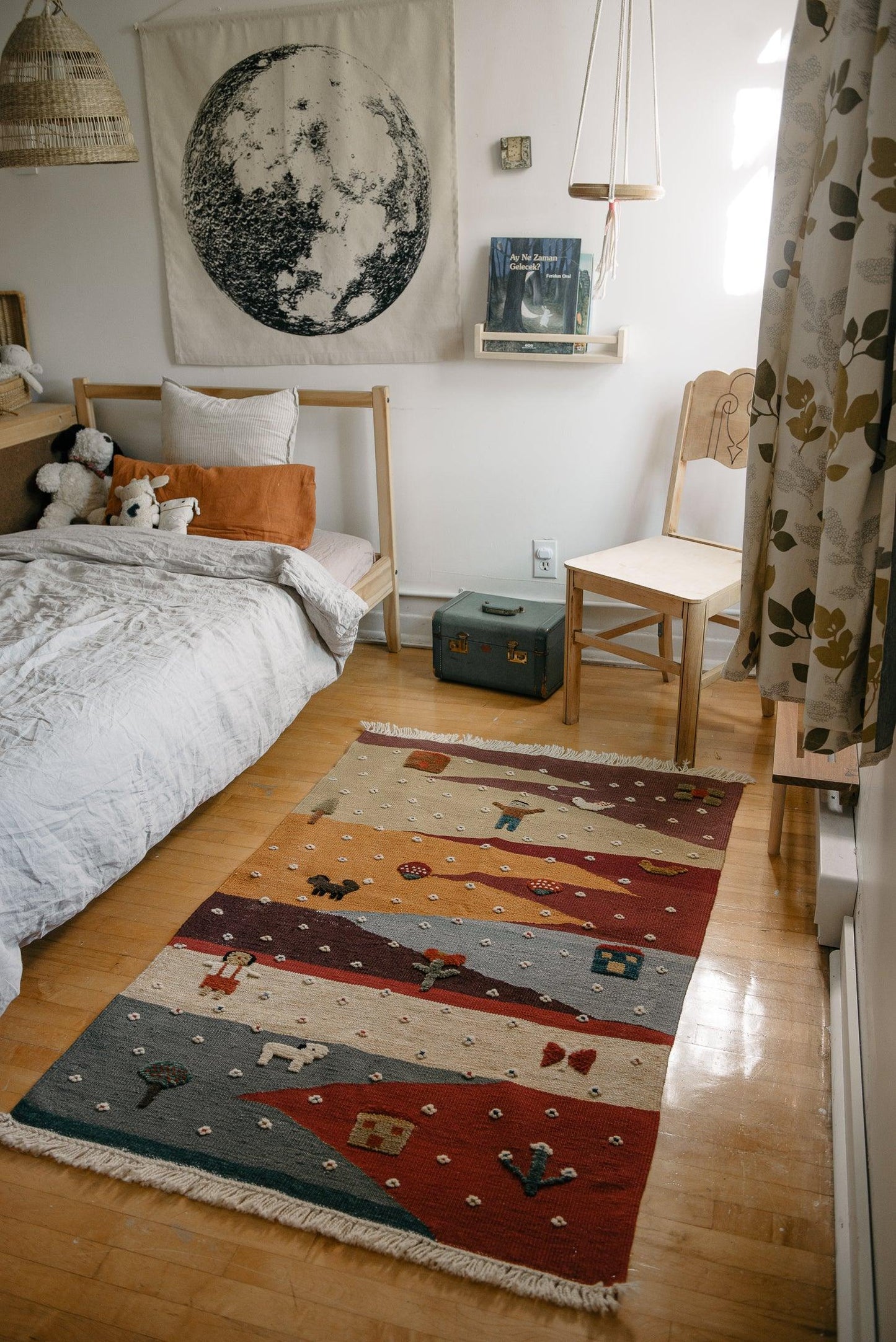 Kids' Rug - Love my overalls - Confetti Mill