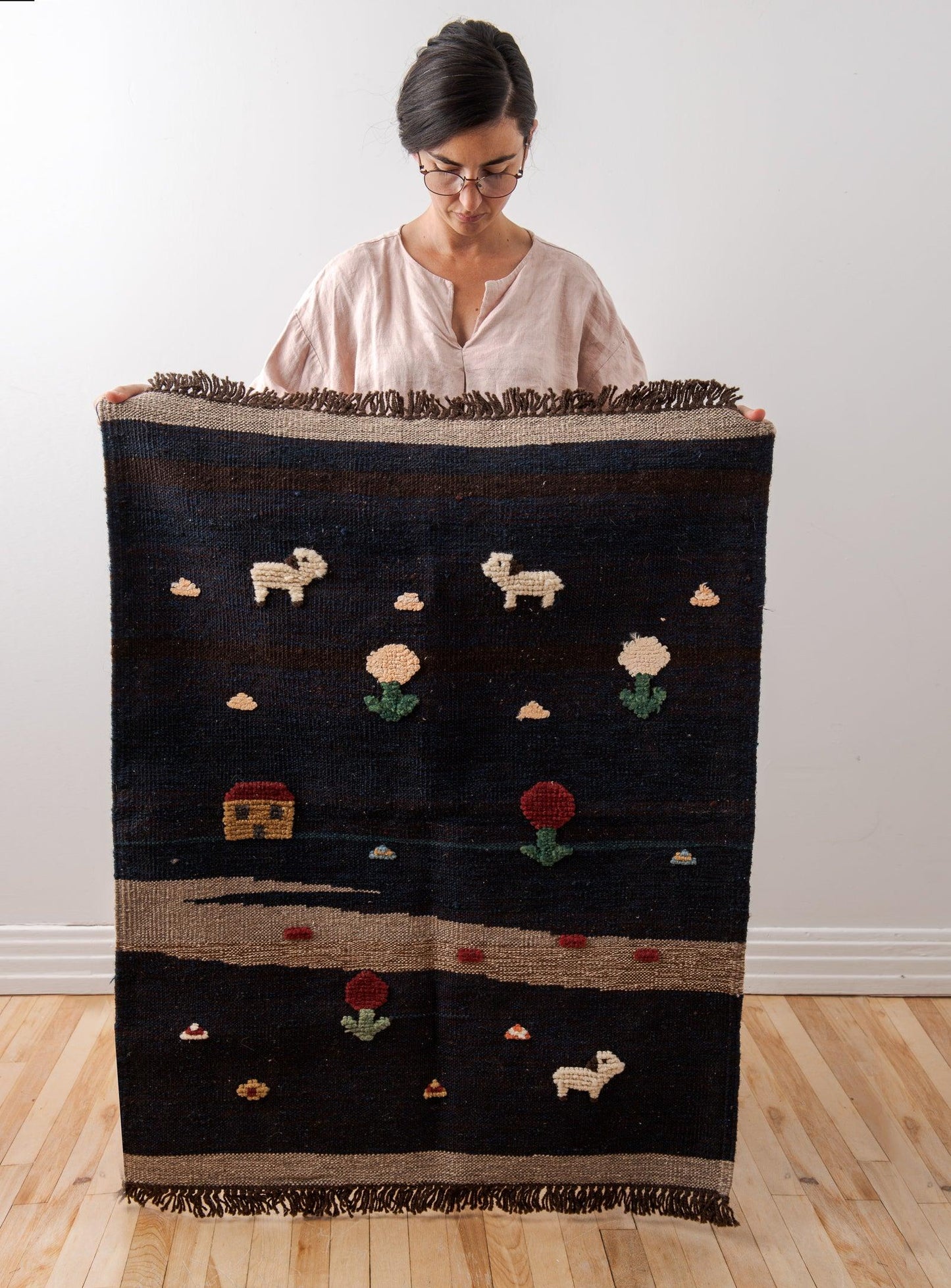 Kids' Rug - Three sheep swimming - Confetti Mill
