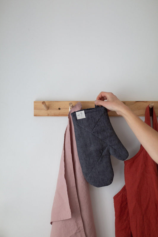 Oven Mitt - Anthracite - Confetti Mill