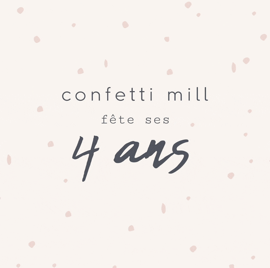 Celebrating our 4th anniversary 🥳 - Confetti Mill