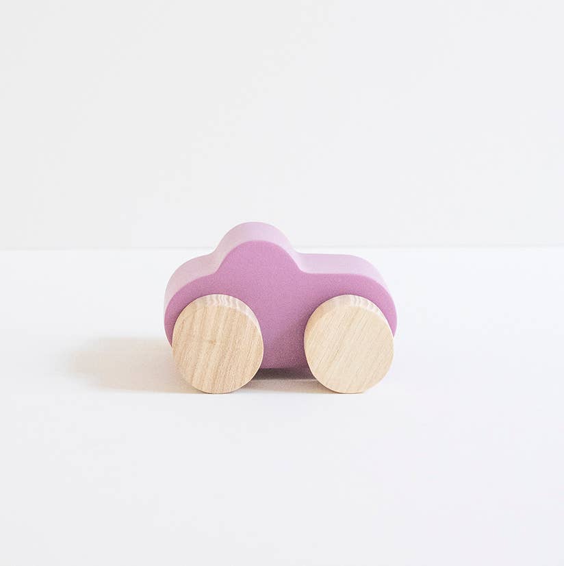 Babai Wooden Toy Car - Urban Blue