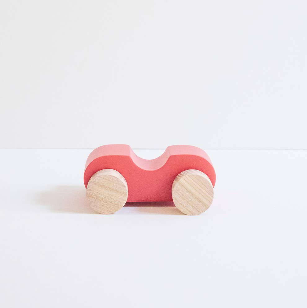 Babai Wooden Toy Car - Urban Blue