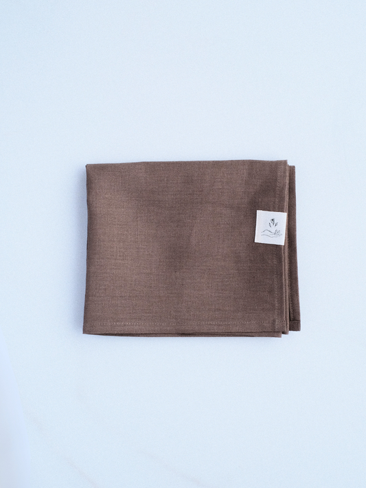 Set of 2 Linen Napkins - Taupe