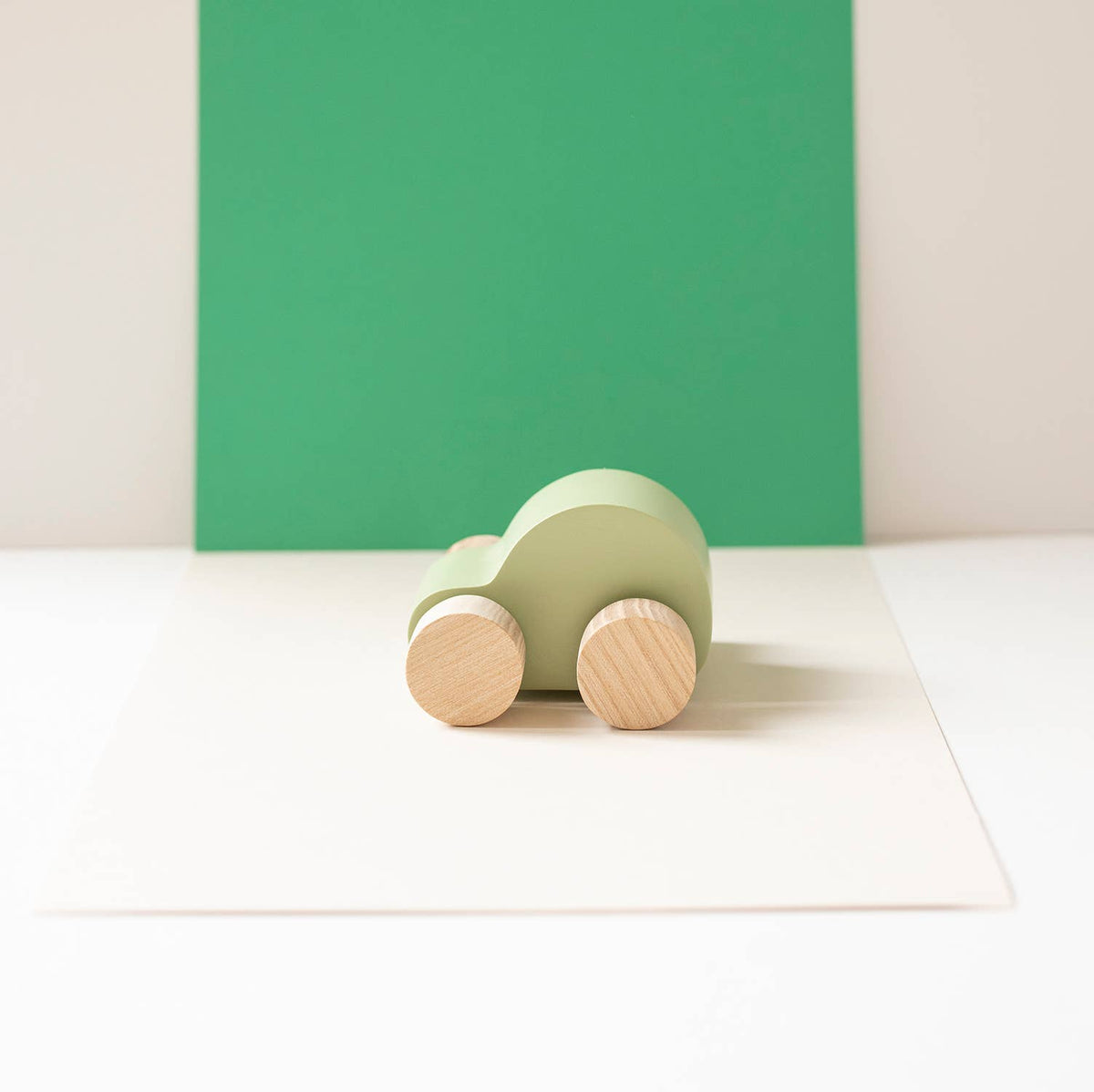Babai Wooden Toy Car - Urban Blue