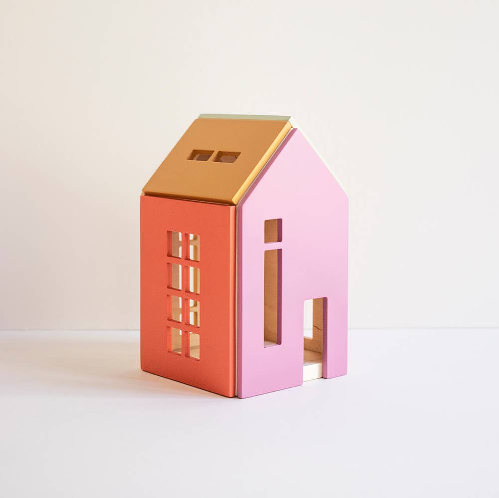 Maison de poupée magnétique en bois — Lollipop