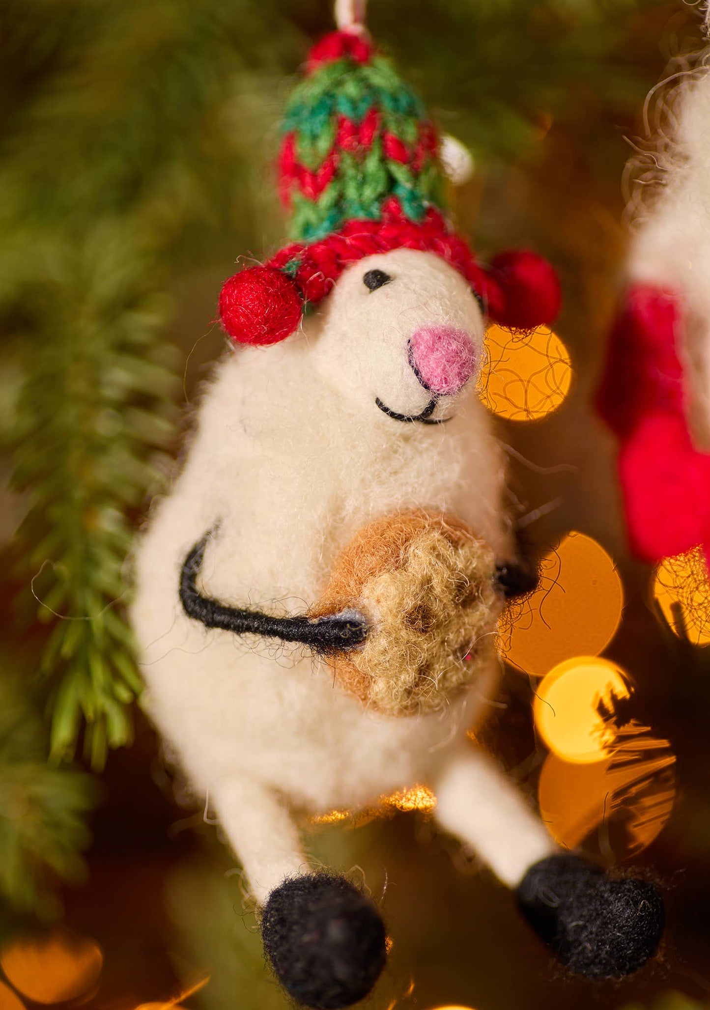 Felt Christmas Sheep Decorations