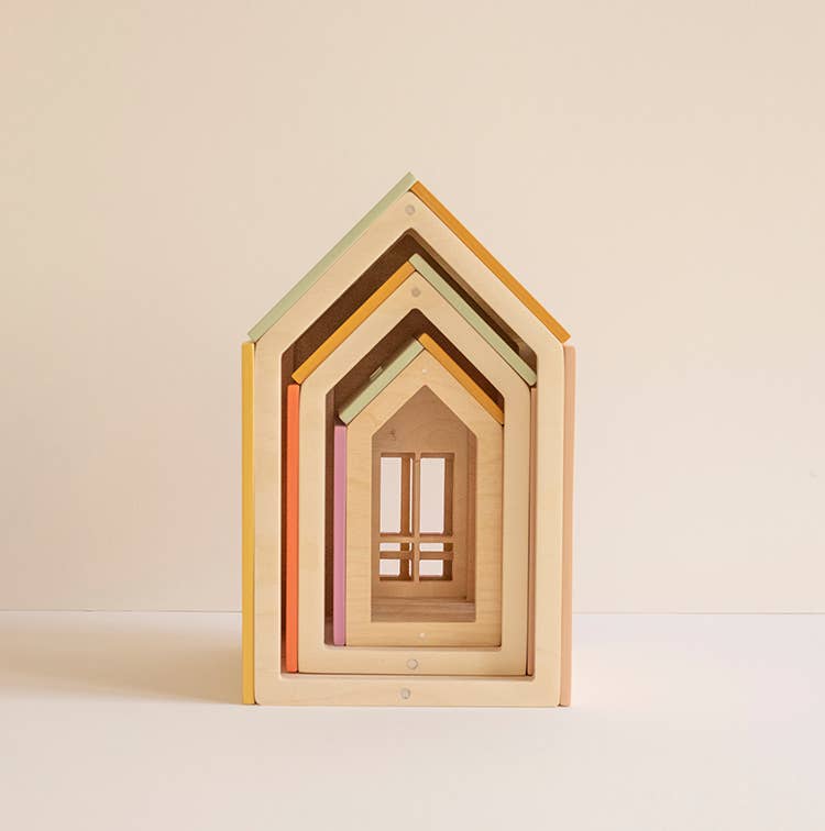 Maison de poupée magnétique en bois — Lollipop