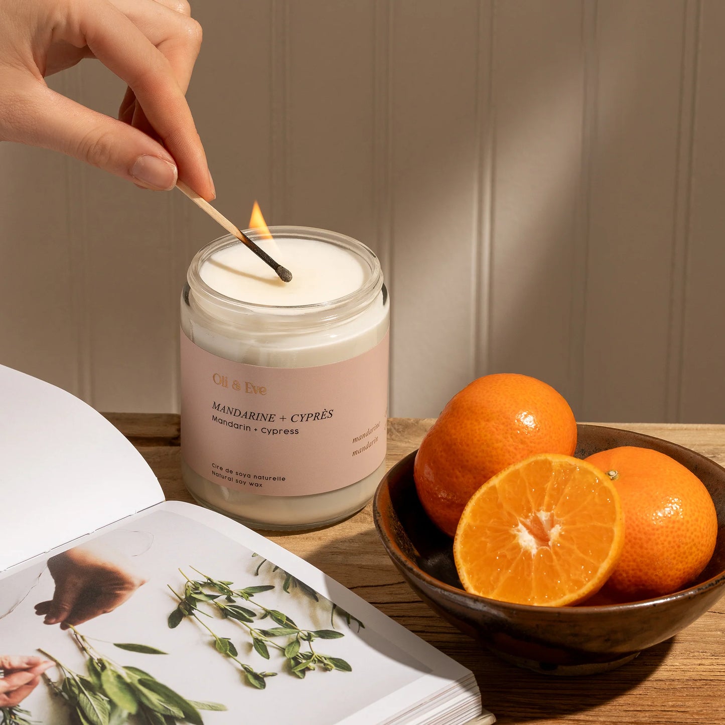 OLI & EVE - 8oz Glass Candle