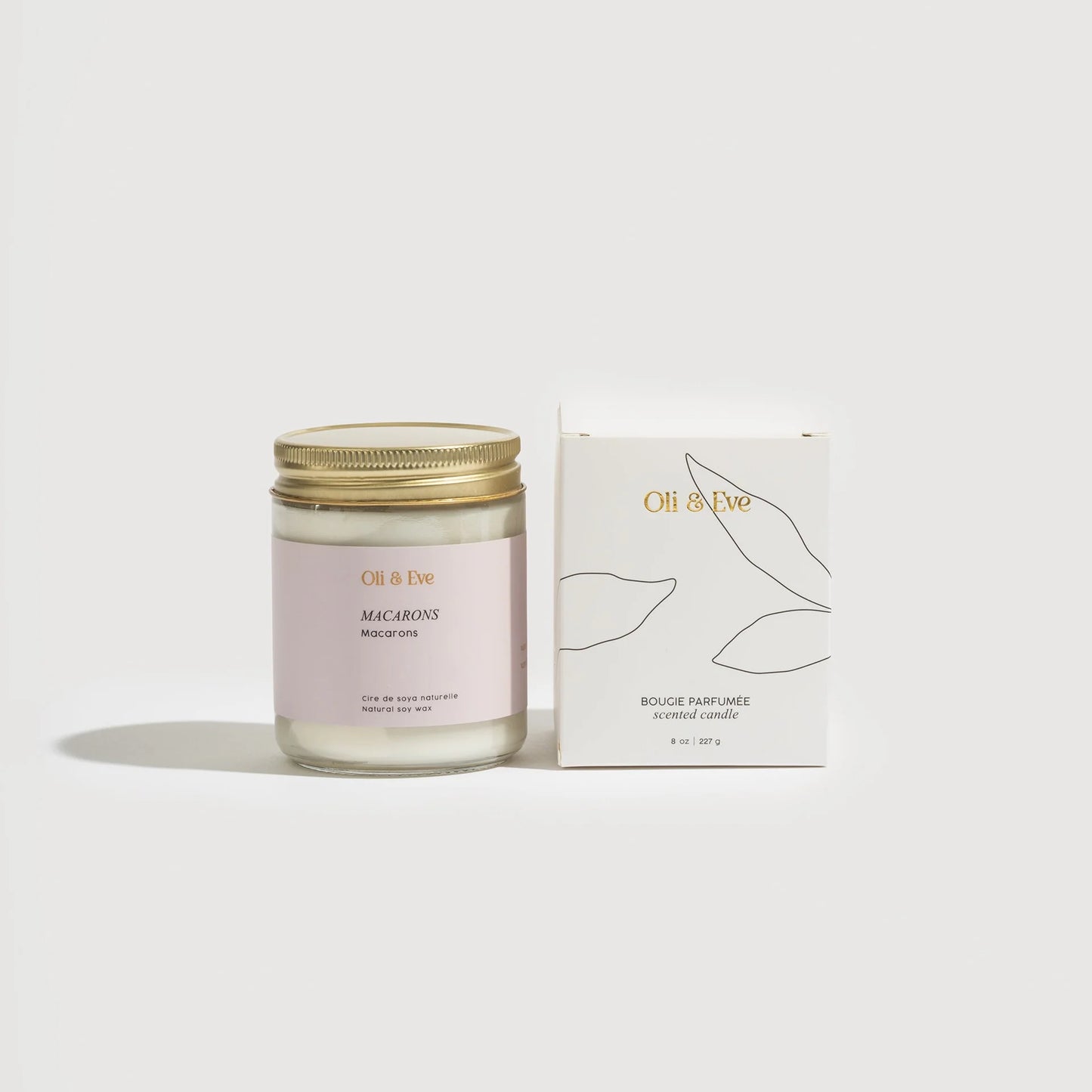 OLI & EVE - 8oz Glass Candle