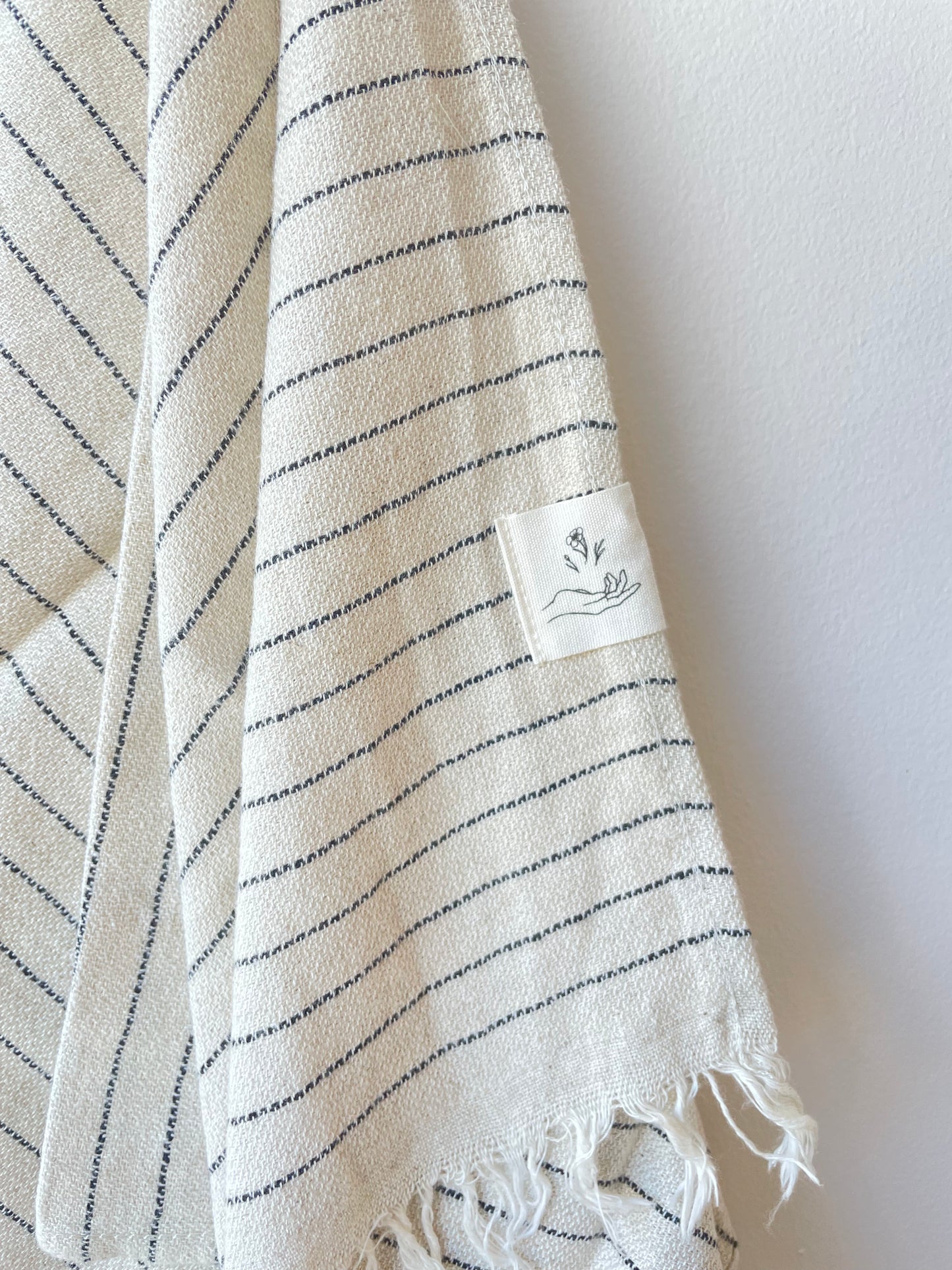 Linen & Cotton Turkish Hand Towel - Nisan