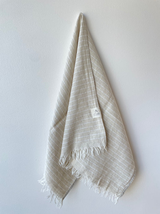 Linen & Cotton Turkish Hand Towel - Nisan