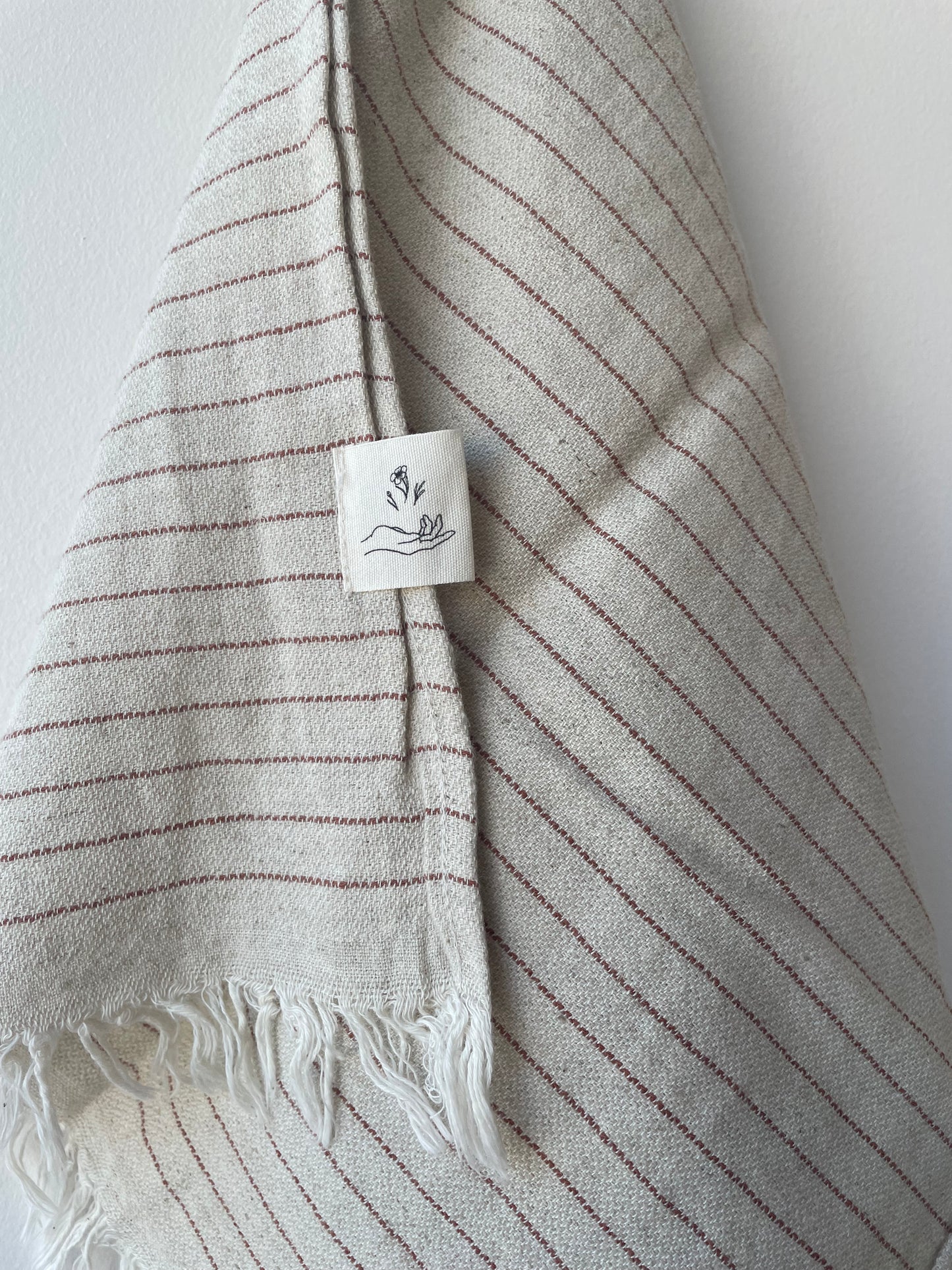 Linen & Cotton Turkish Hand Towel - Nisan