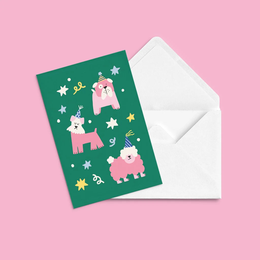 Greeting card - Birthday Dogs