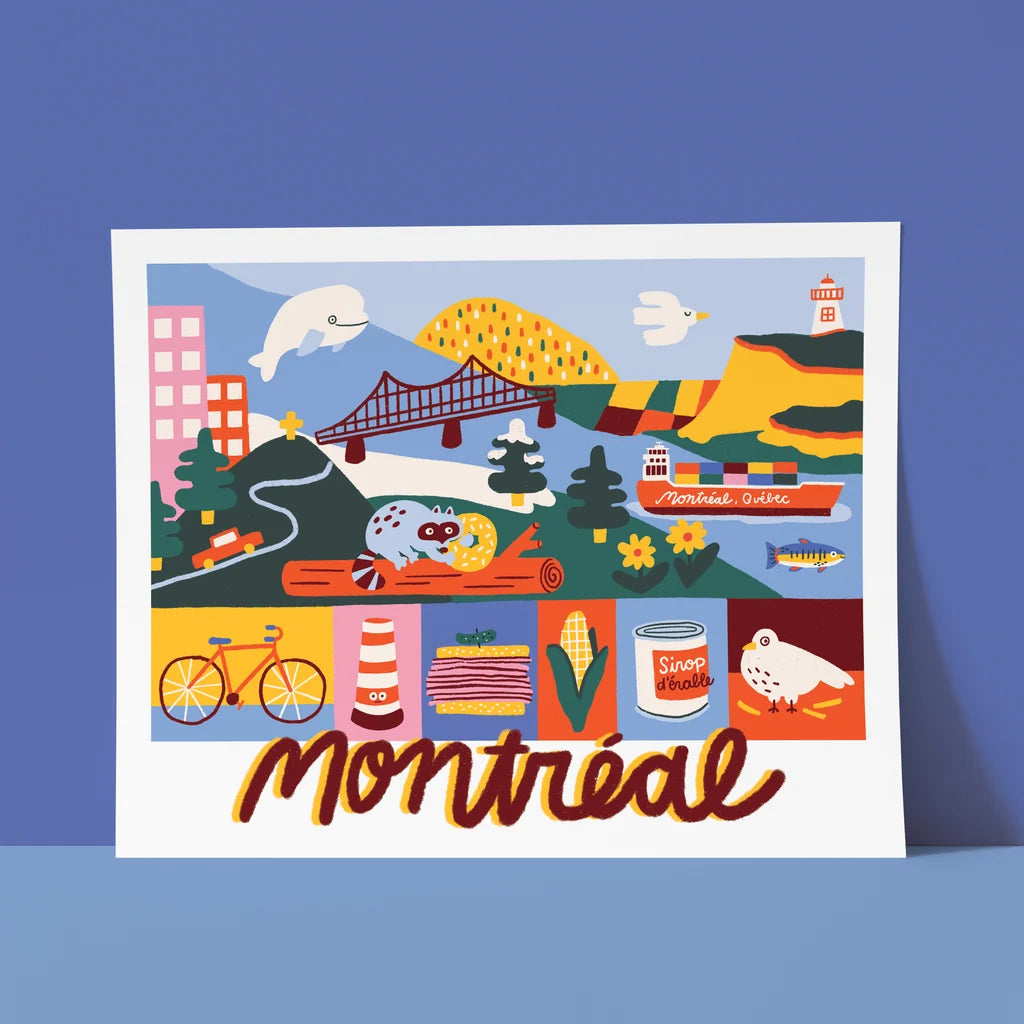 Montréal, Québec Art Print