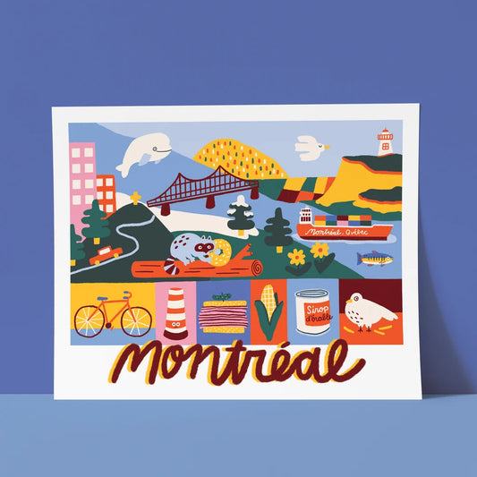 Montréal, Québec Art Print
