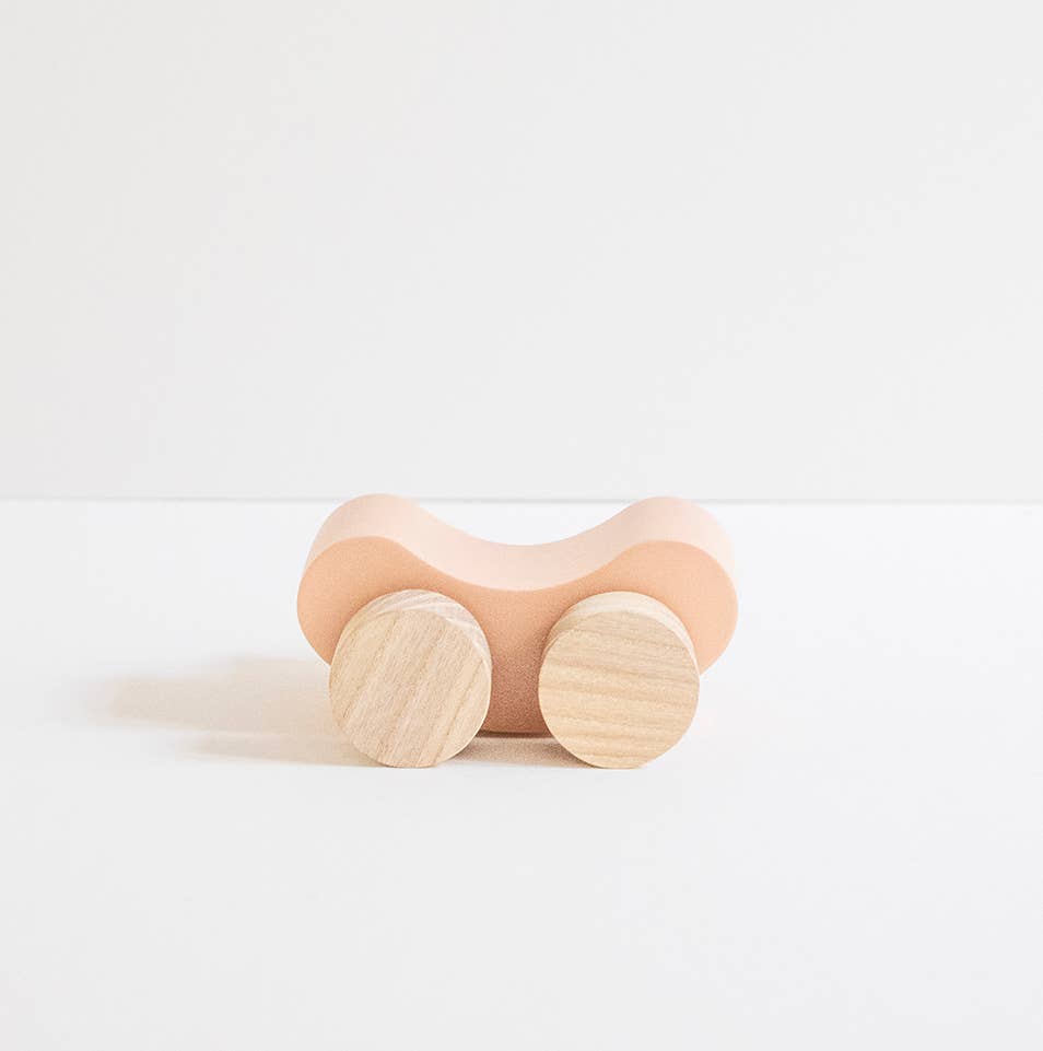 Babai Wooden Toy Car - Urban Blue