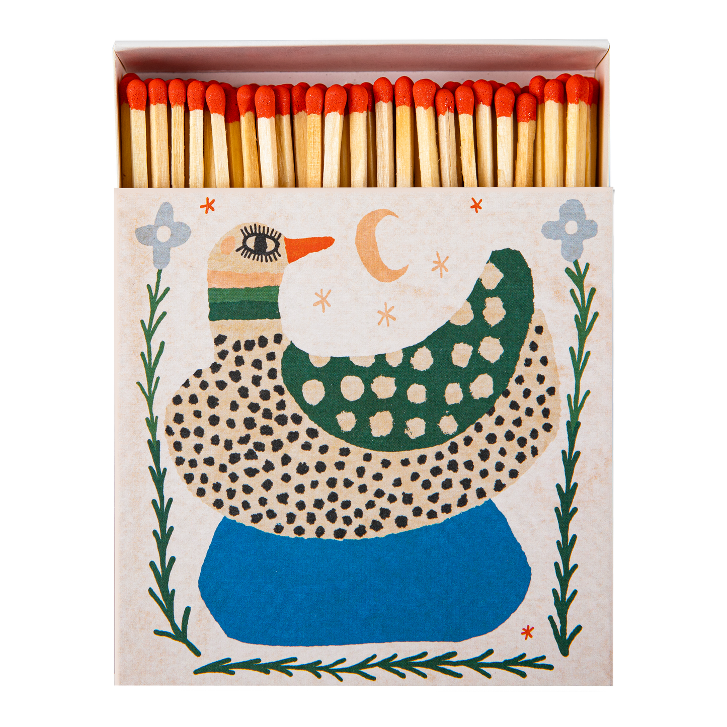 Canard tacheté – Boîte d’allumettes