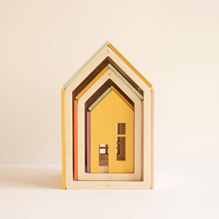 Maison de poupée magnétique en bois — Lollipop