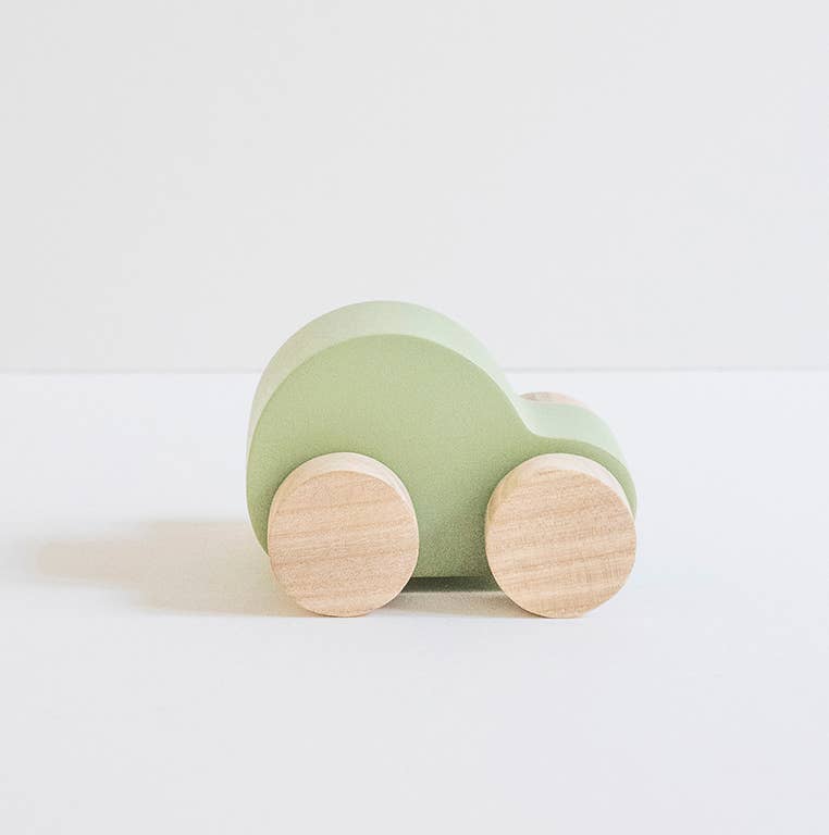 Babai Wooden Toy Car - Urban Blue