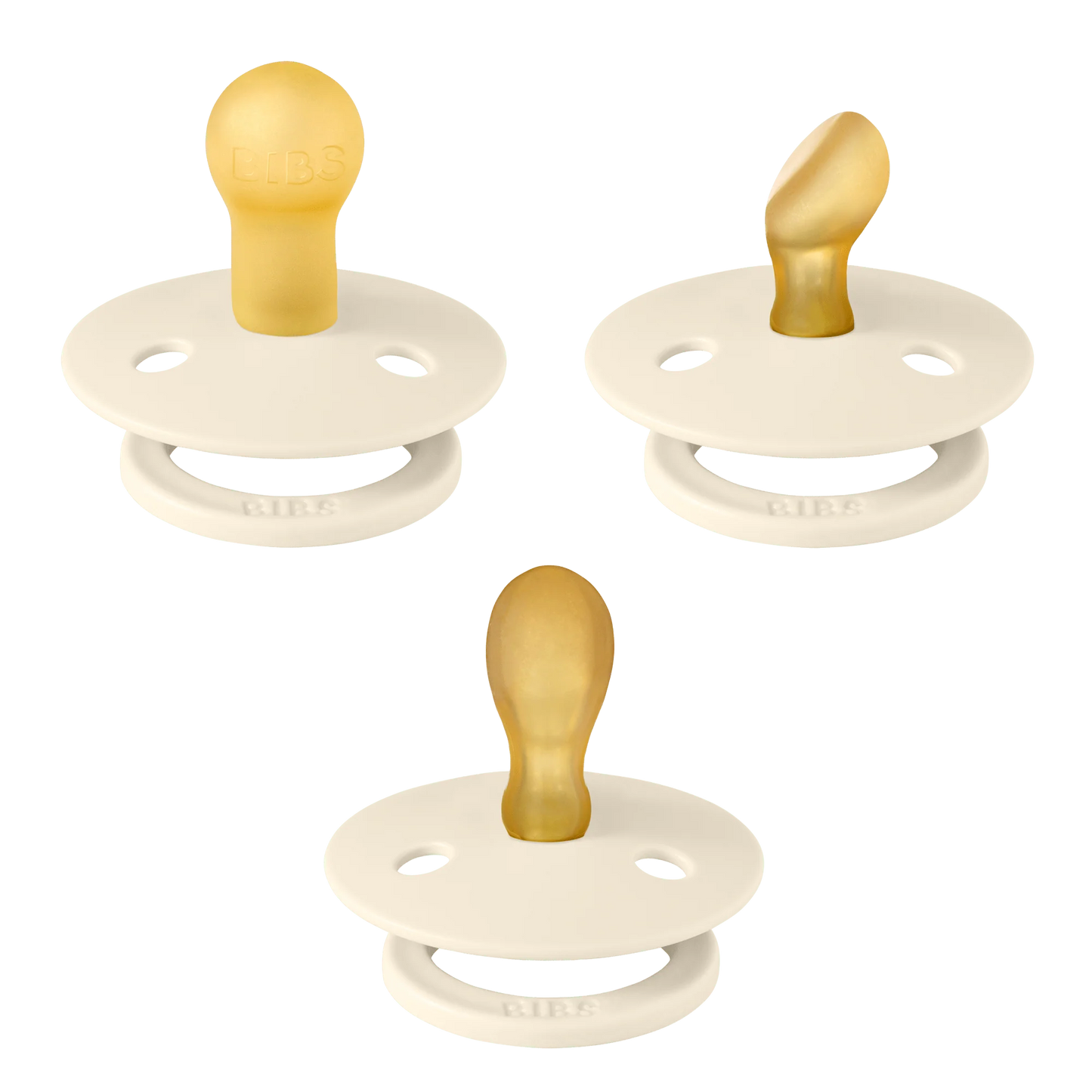 BIBS Try-It Collection Ivory 3 Pack