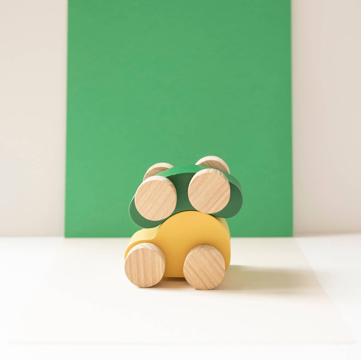 Babai Wooden Toy Car - Urban Blue