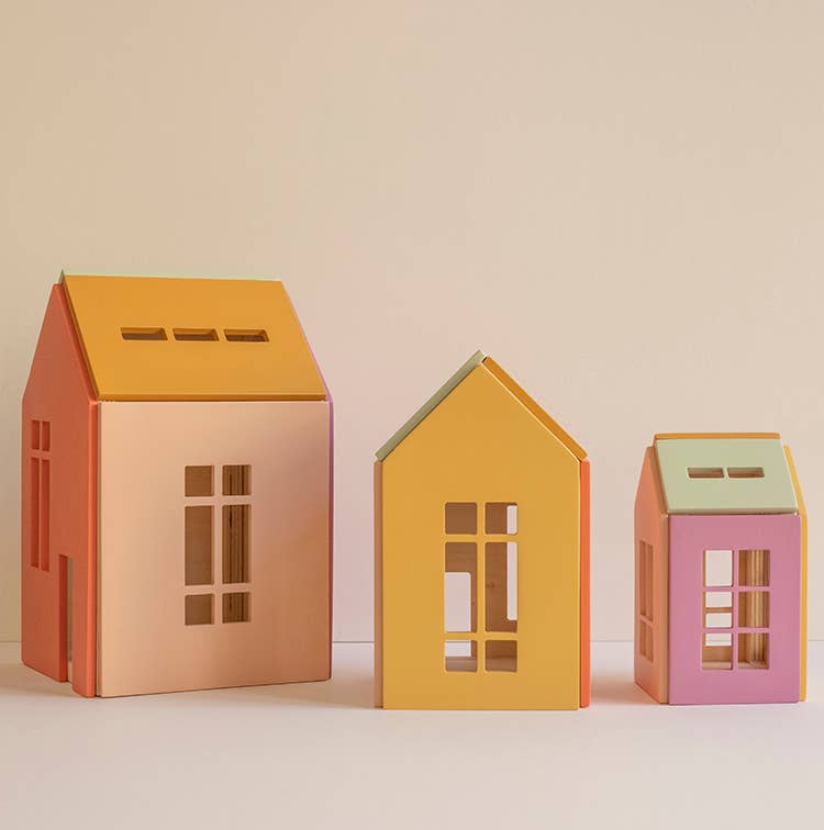 Maison de poupée magnétique en bois — Lollipop
