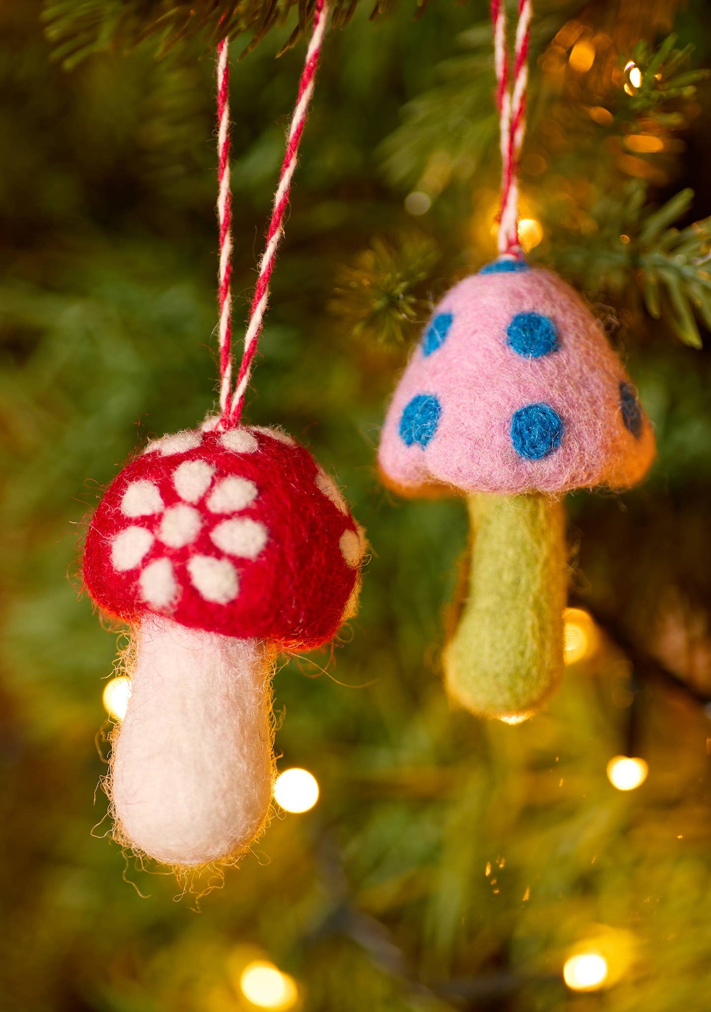 Felt Mushroom Decoration