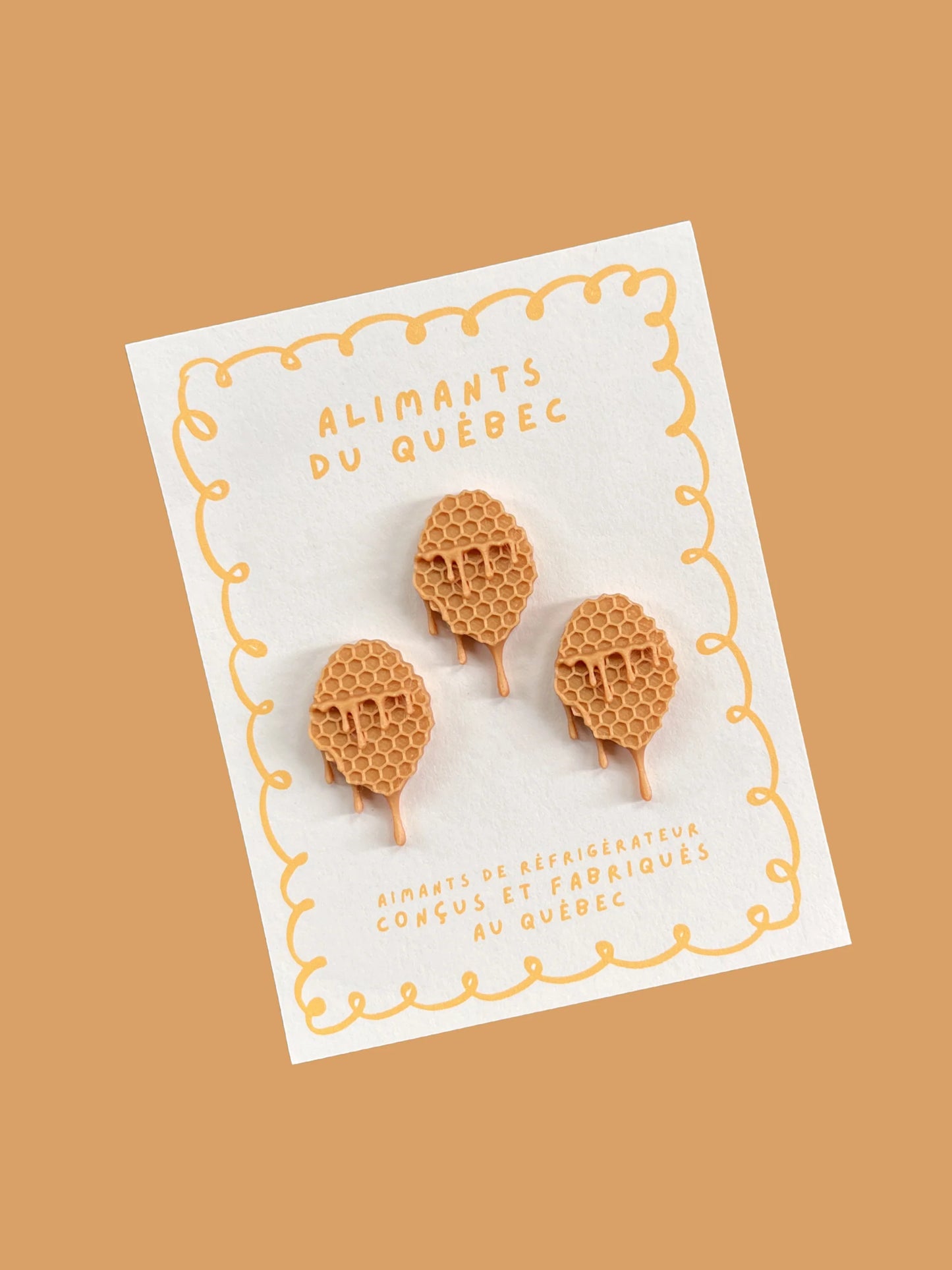 Aimants décoratifs – Miel du Québec - Ensemble de 3