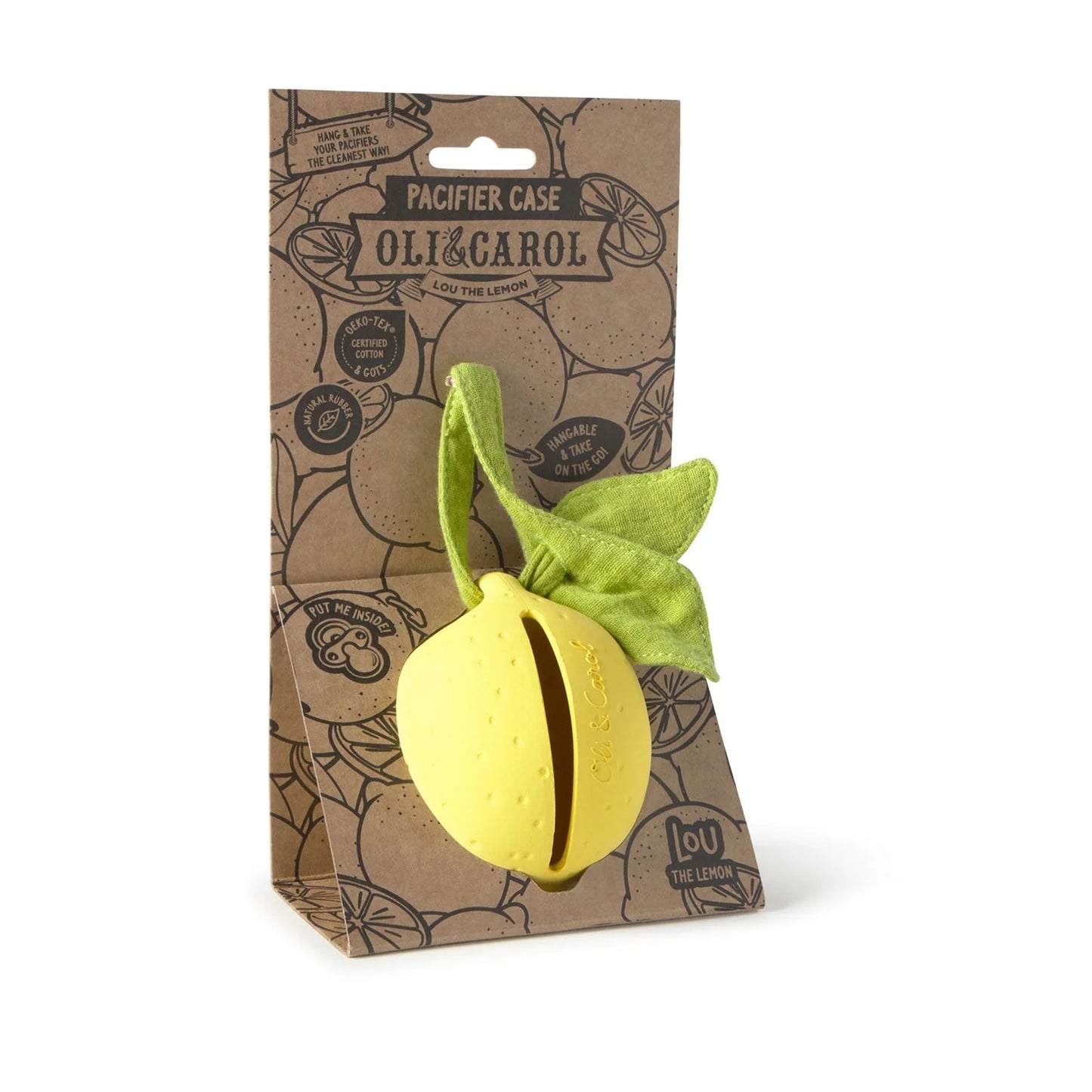 Oli & Carol Lou the Lemon Pacifier Case