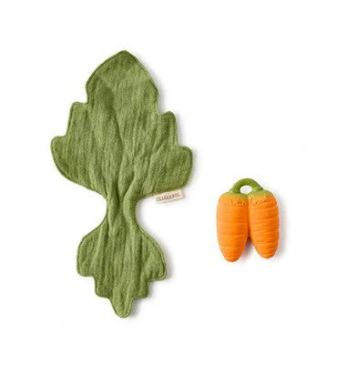 Oli & Carol Mini Doudou Teether - Cathy the Carrot