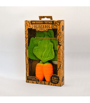 Oli & Carol Mini Doudou Teether - Cathy the Carrot