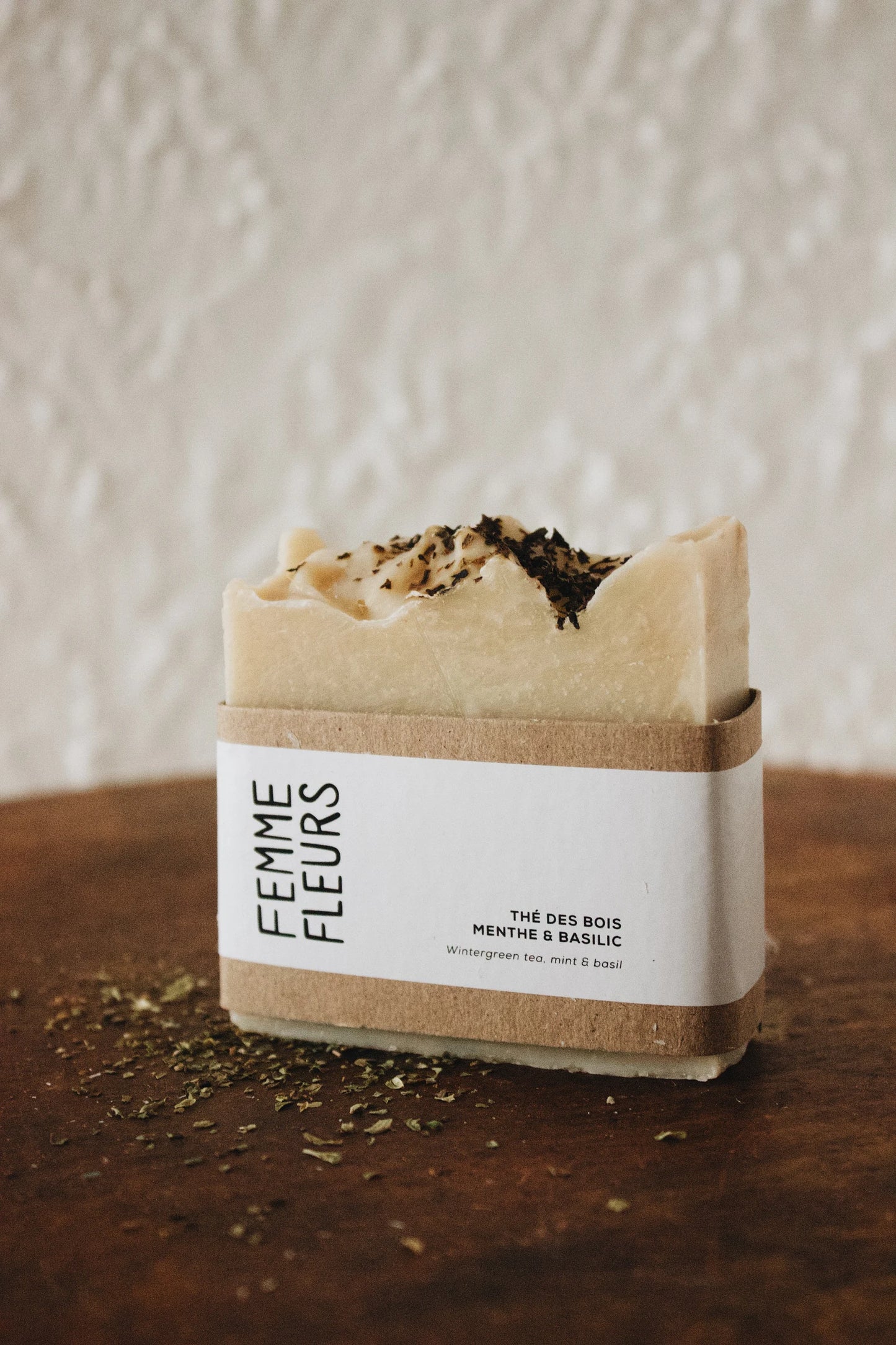 Wintergreen tea, mint & basil Soap