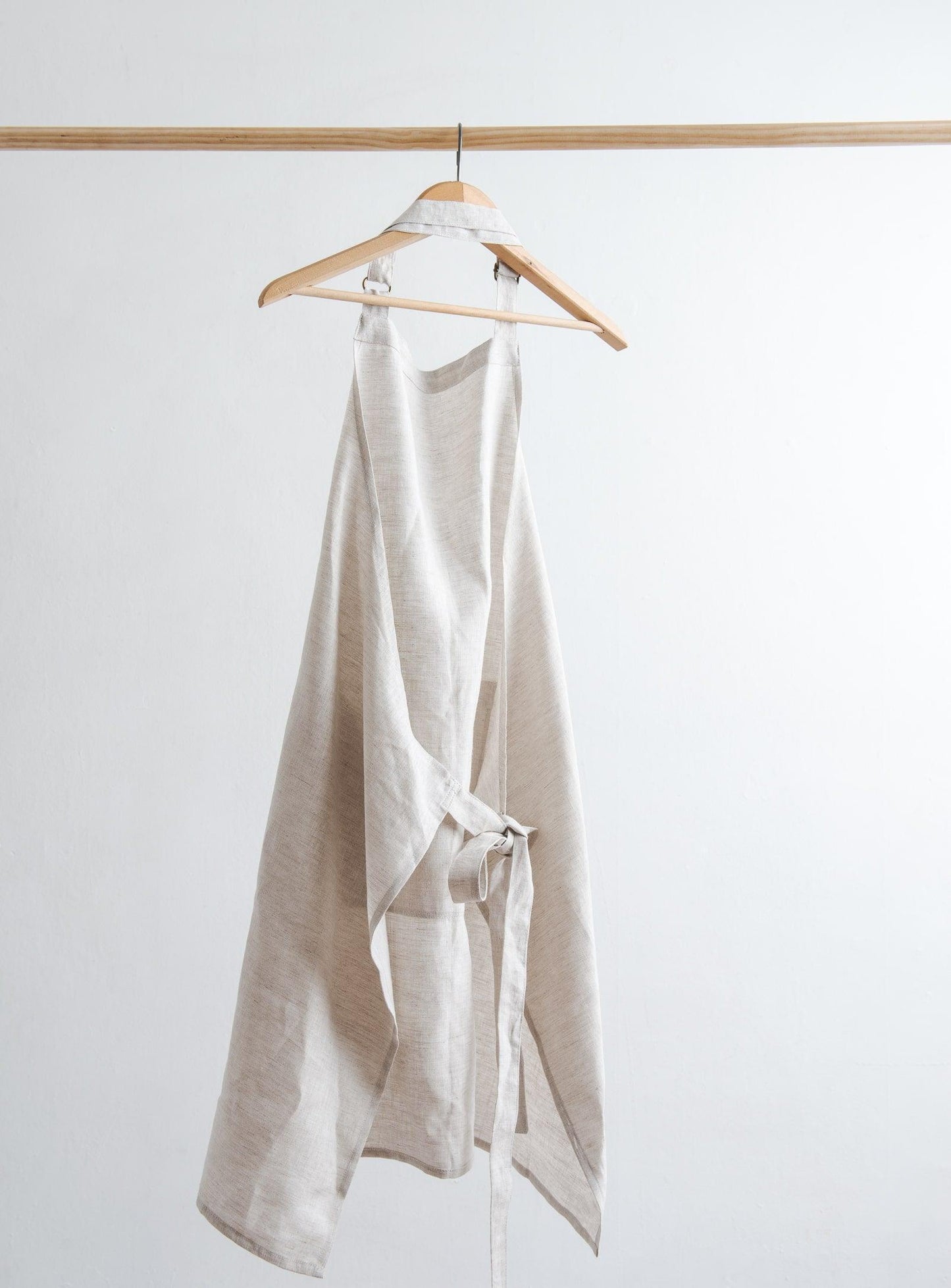 Adjustable Linen Apron - Oatmeal - Confetti Mill