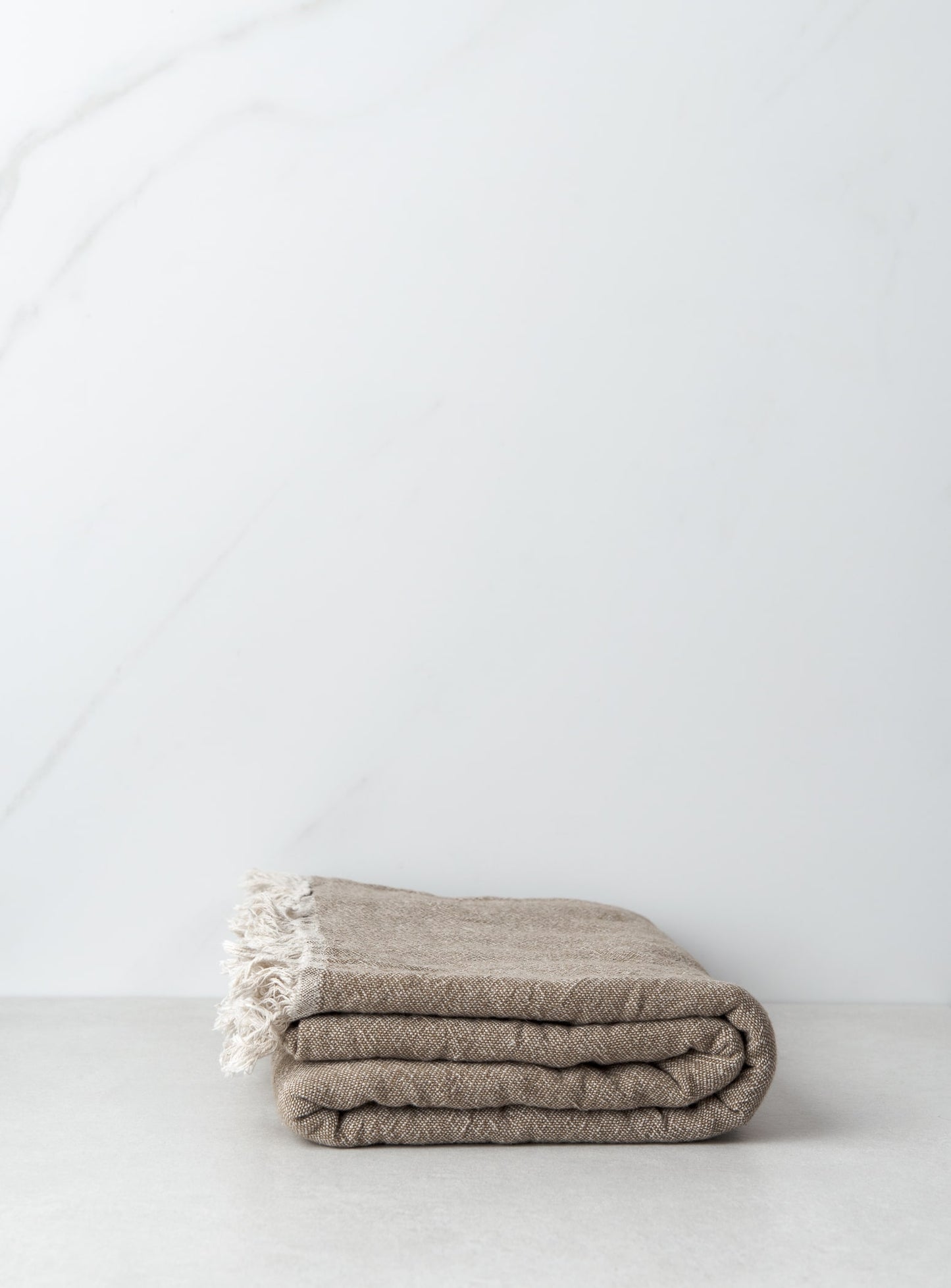 Linen and Cotton Throw - Papatya