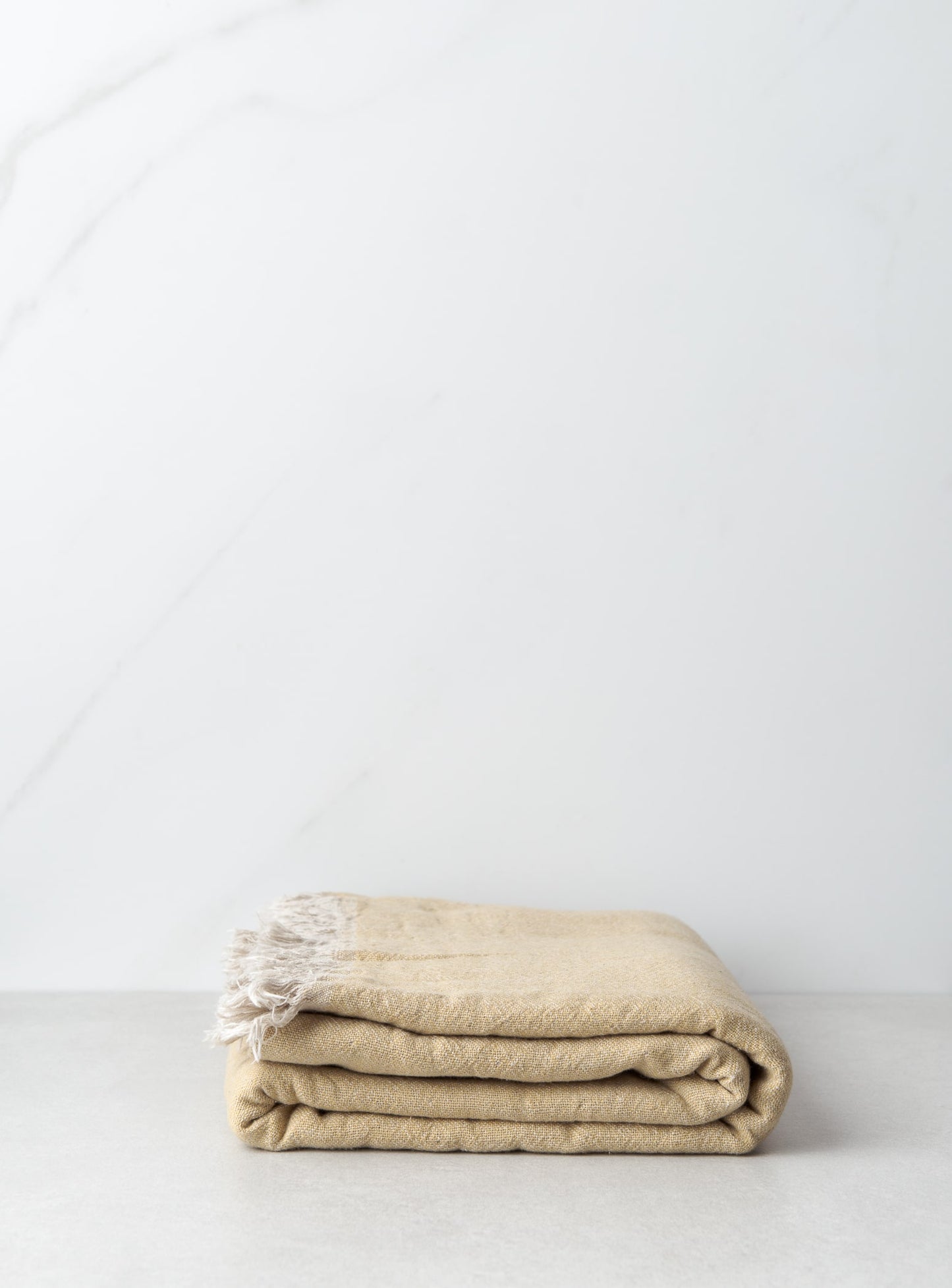 Linen and Cotton Throw - Papatya